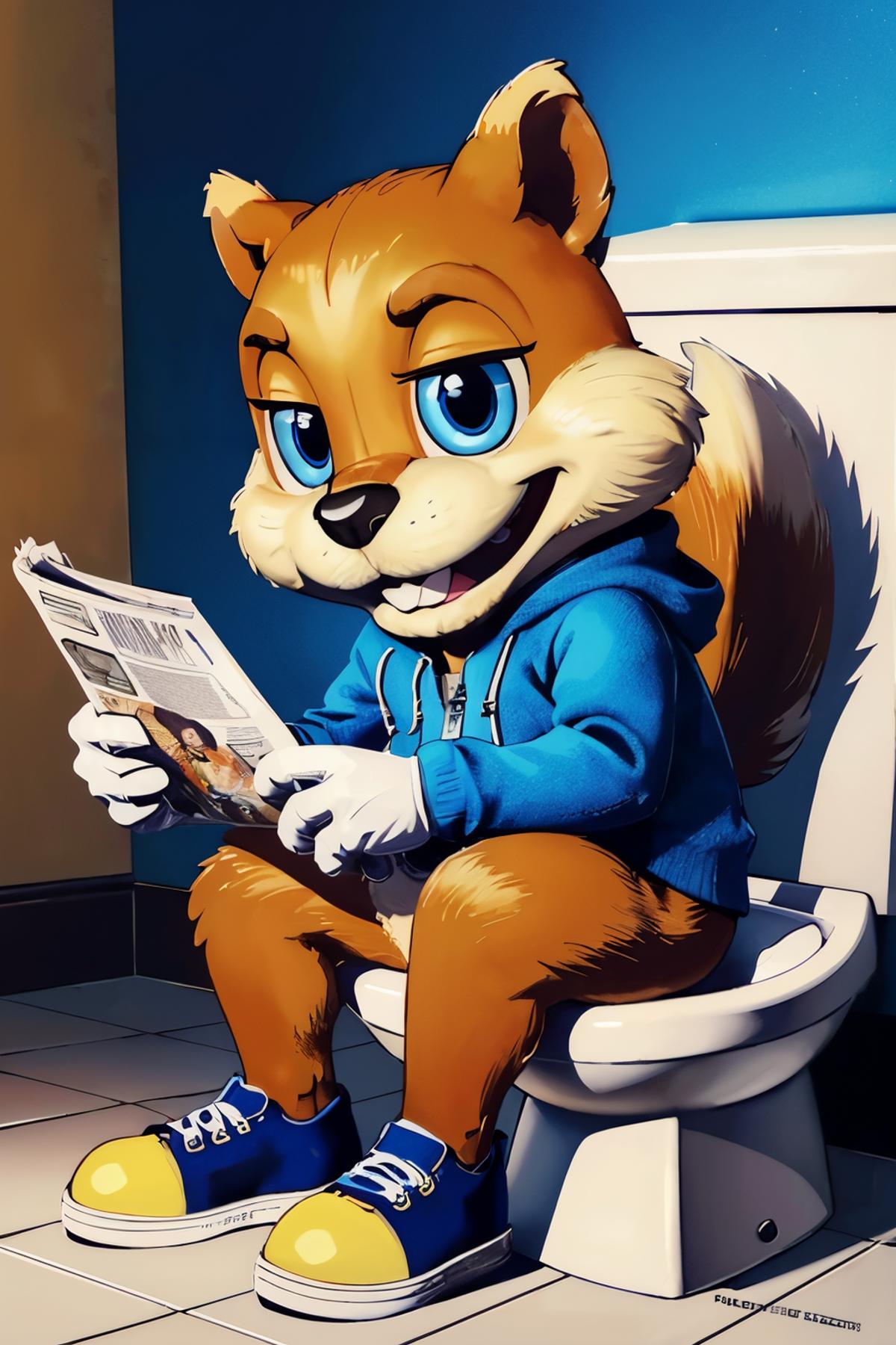 Conker - Conker's bad fur day (squirrel) image by wikkitikki