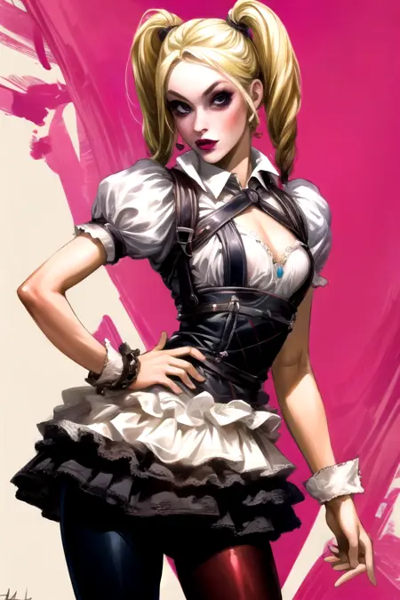 Harley Quin From Batman: Arkham Series (lora)