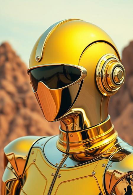 Avant-garde , 1970s futurism, chrome and gold