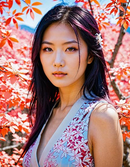 Hiroyuki-Mitsume Takahashi, Infrared, Beautiful Award-Winning Grunge Woman, portrait art by Bart Sears