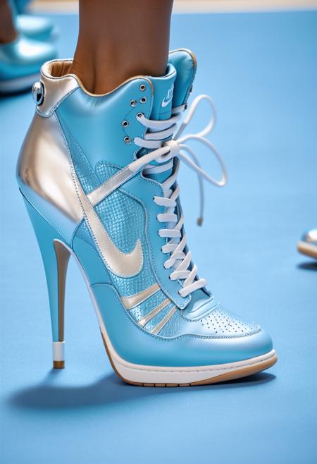 Nike high top store heels