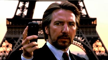 hansgruber person taking a selfie on the top of the eiffel tower during a beautiful sunset. Golden hour lighting <lora:Hans Gruber (Die Hard) - SDXL - Trigger w Hansgruber Person:1>