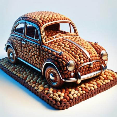 sfw, nutstylesnut, art style,  ,masterpiece,(best quality),extremely detailed ,   3d art, car, cover chocolate,rainbow colour,vibrant glow  , nutstylesnut<lora:challenge\NutsNutsStyleXL.safetensors:1.0:1.0>