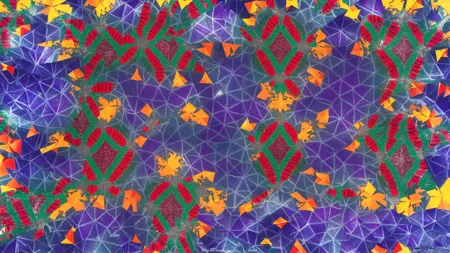 Kaleidoscopic backgrounds