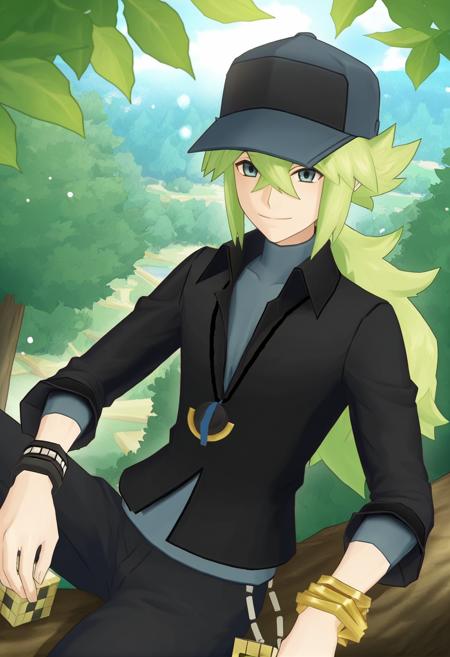 N (Natural Harmonia Gropius) (Pokemon Black(2)/White(2) (EX) v2.0 (Illustrious)