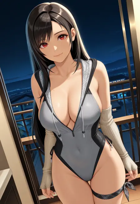 めざましパーカー / Mezamashi Hoodie - DOAXVV Outfit (Illustrious)