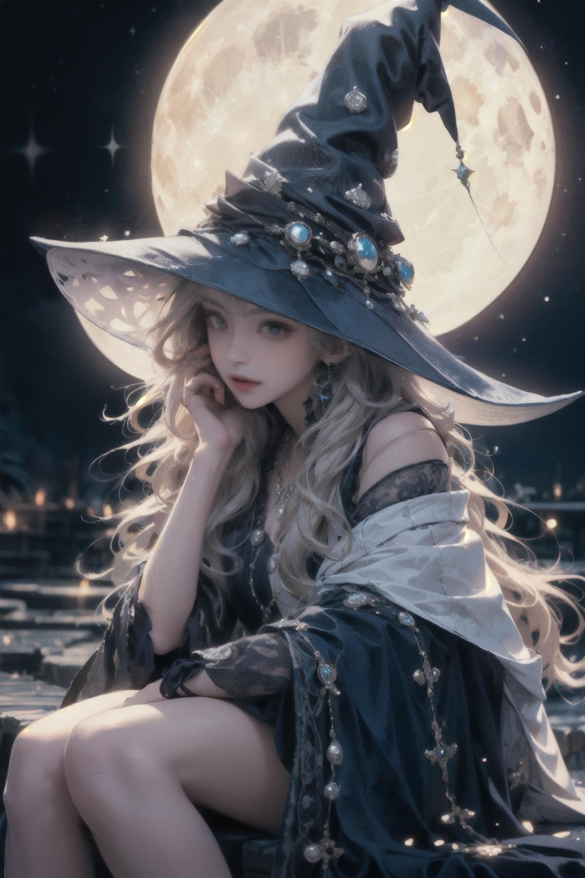 绪儿-月亮女巫 Moon witch image by DarkTera