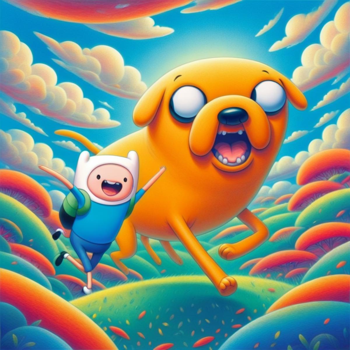 KK | Adventure Time Style SDXL image by kylekennedykk