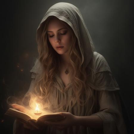 a magic spell that hides a sorceror