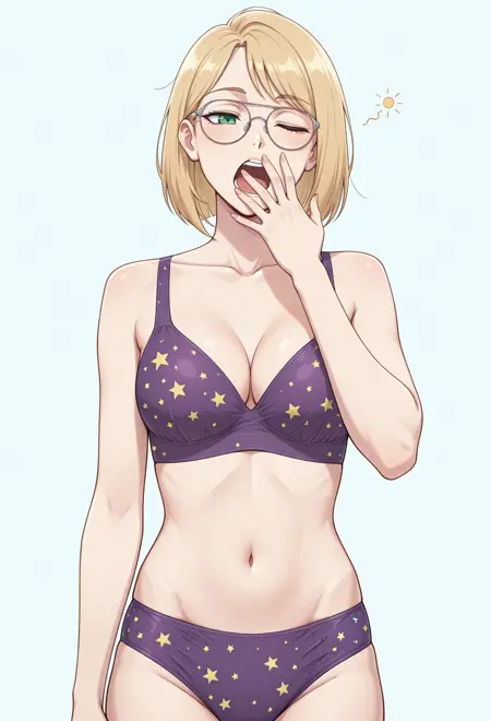 Innerwear - Star Print Lingerie