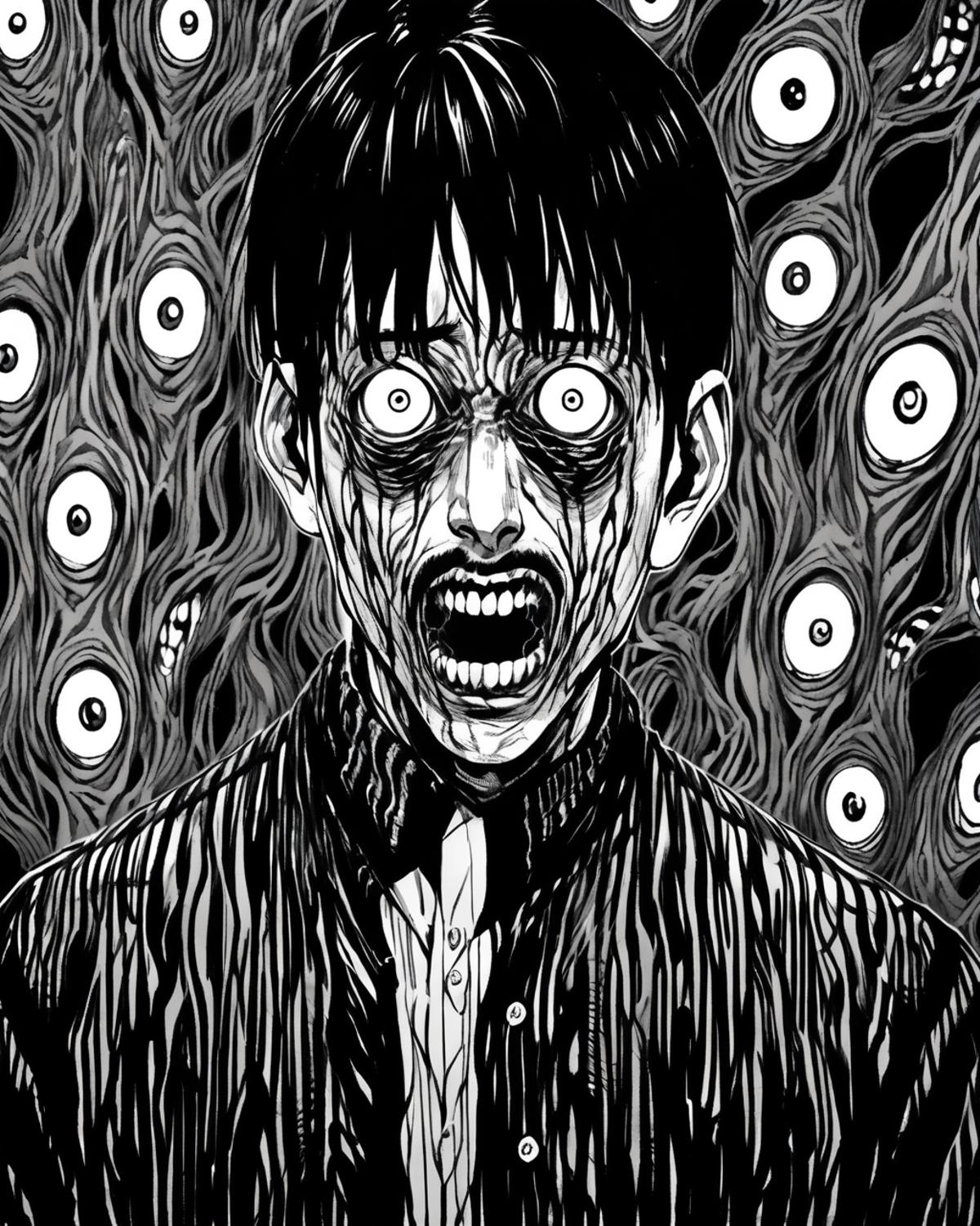 Junji Ito Style {SDXL Now Supported} image by GRxM_