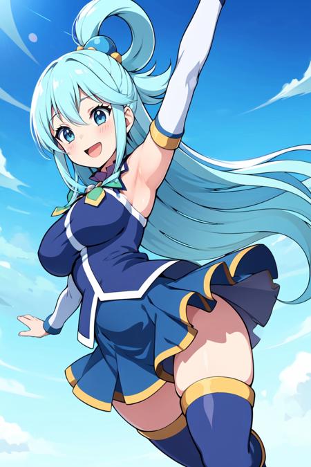 Aqua - Konosuba Anime Character - v1.0, Stable Diffusion LoRA