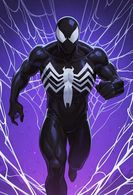 Ultimate Spider-Man Symbiote (Ultimate Spider-Man) [Illustrious/Pony]