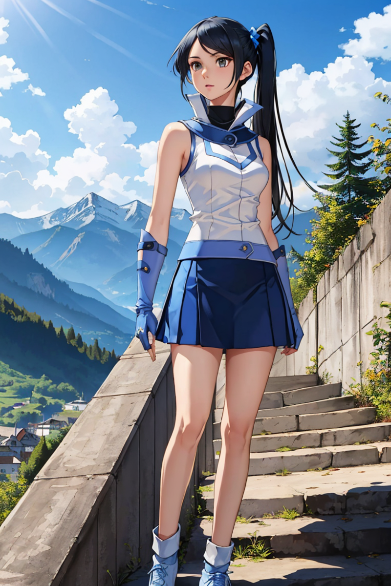 Obelisk Blue Girl's Uniform (YGO) image by LordOtako