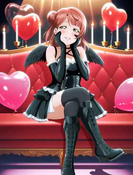 堕天使ヨハネのドレス😈 / Fallen Angel Yohane Dress #Love Live! #Aqours #Tsushima Yoshiko
