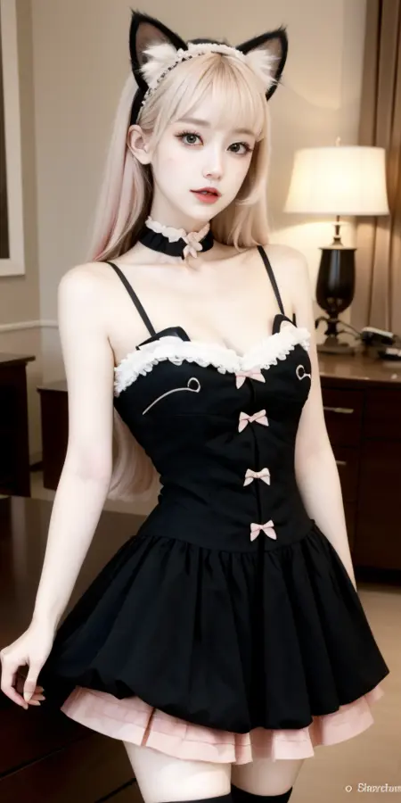 Cat ears dress