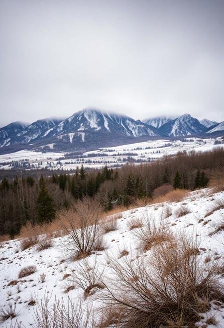 January landscape.
