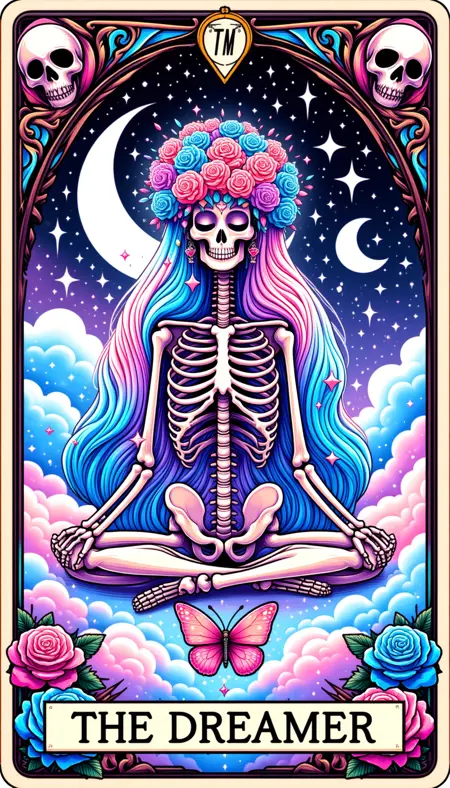 [Pinkie] 🧡💀Halloween Skeleton Tarot Cards💀🧡 - [Flux]