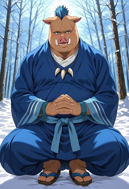 Bleach battle masters dairyu ganjoumyotsu characters boar high orc shinigami ao 16 gotei captain v1.0