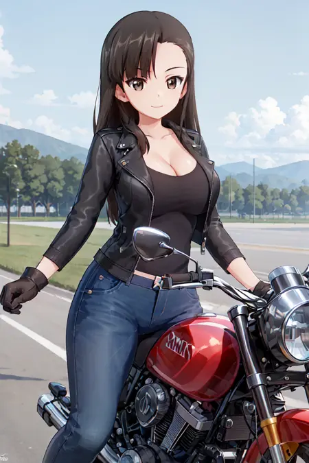 Girls und Panzer Nishi Kinuyo