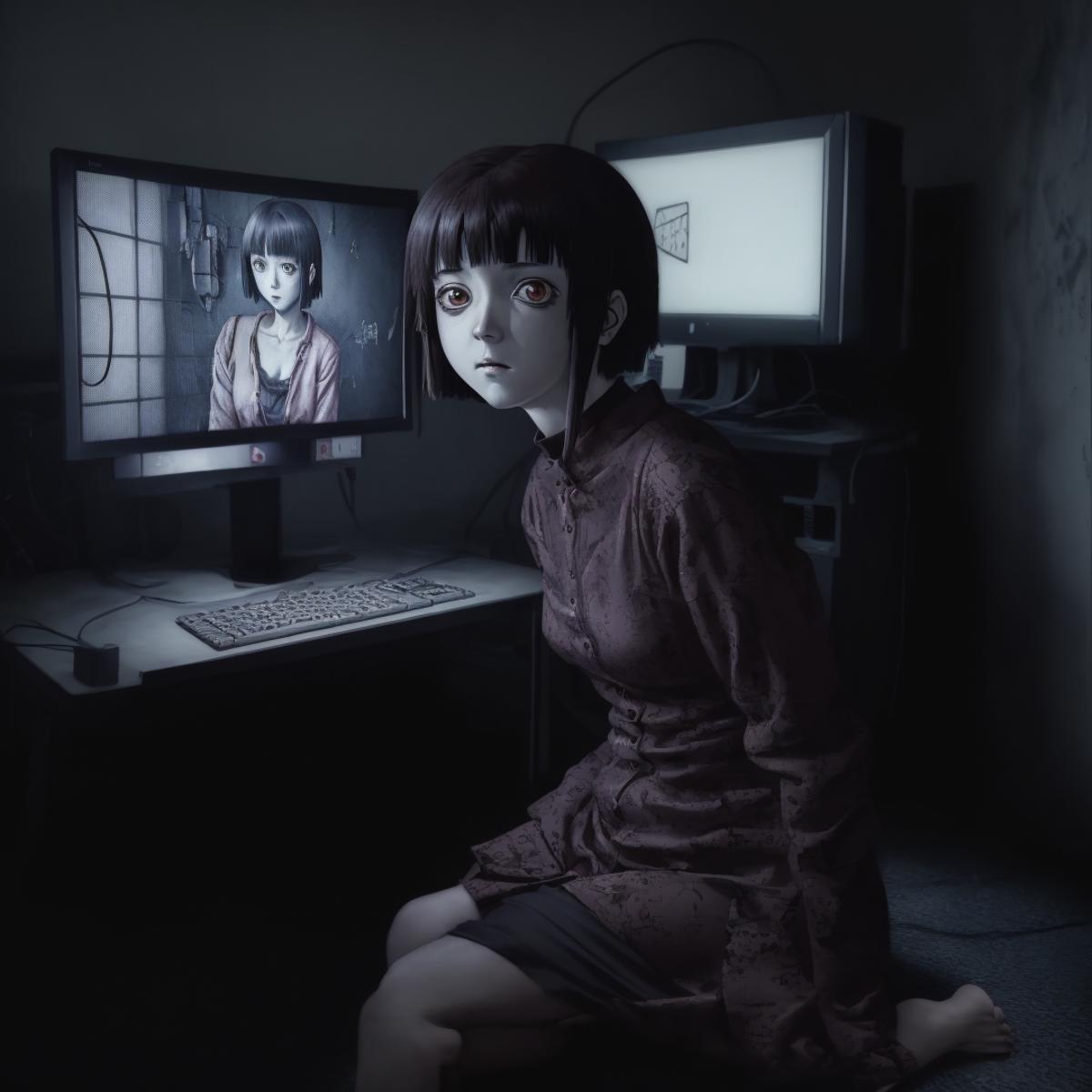 Lain Iwakura (Serial Experiments Lain) image by Adimensional