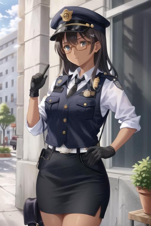 Change-A-Character: Good Cop, Your Waifu Upholds The Law! image by worgensnack