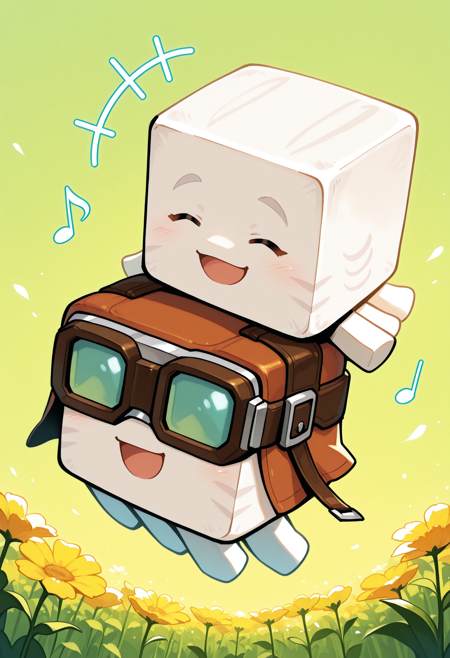 Happy Ghast (Harnessed/Ghastling) Minecraft-Illustrious v1.0