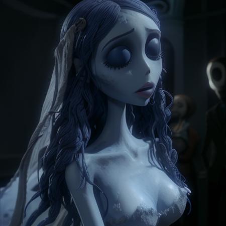 <lora:EmilyTheCorpseBride 10:.75> woman