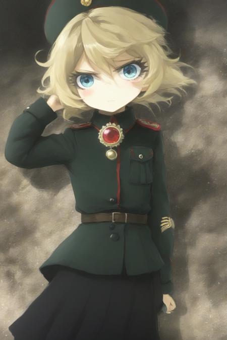 Saga of  Tanya the Evil, Tanya Degurechaff, Youjo Senki <lora:youjo_senki:1>, masterpiece, best quality, high quality, absurdres