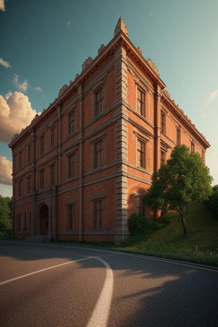 scenery, conceptart, nature, country road, masterpiece, best quality, intricate detail, absurdres, chromatic aberration, depth of field, professional photography, soft lighting, tone mapped, highly detailed, sharp focus, dramatic lighting, intricate details, cinematic, 8K, incredible shadows, realistic, (highly detailed background:1.0)