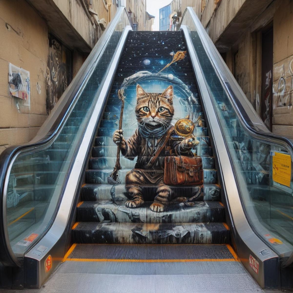 Escalator Art XL image by nocor1i8