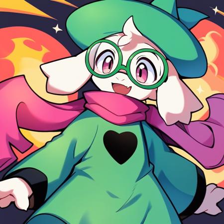 Ralsei [B/W] (Deltarune) (Pony SDXL) v1.0