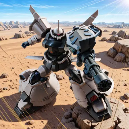 Mobile Suit Gundam MS-07H-8 グフフライトタイプ [GOUF Flight Type]
