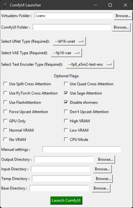 Easy Comfy UI Launch Tool 2 v1.0