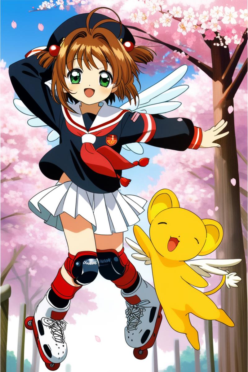 [XL] CLAMP 《Card Captor Sakura(Animation version)》/《魔卡少女樱(动画版)》 木之本樱/大道世知世- Artist Style image by Yumakono