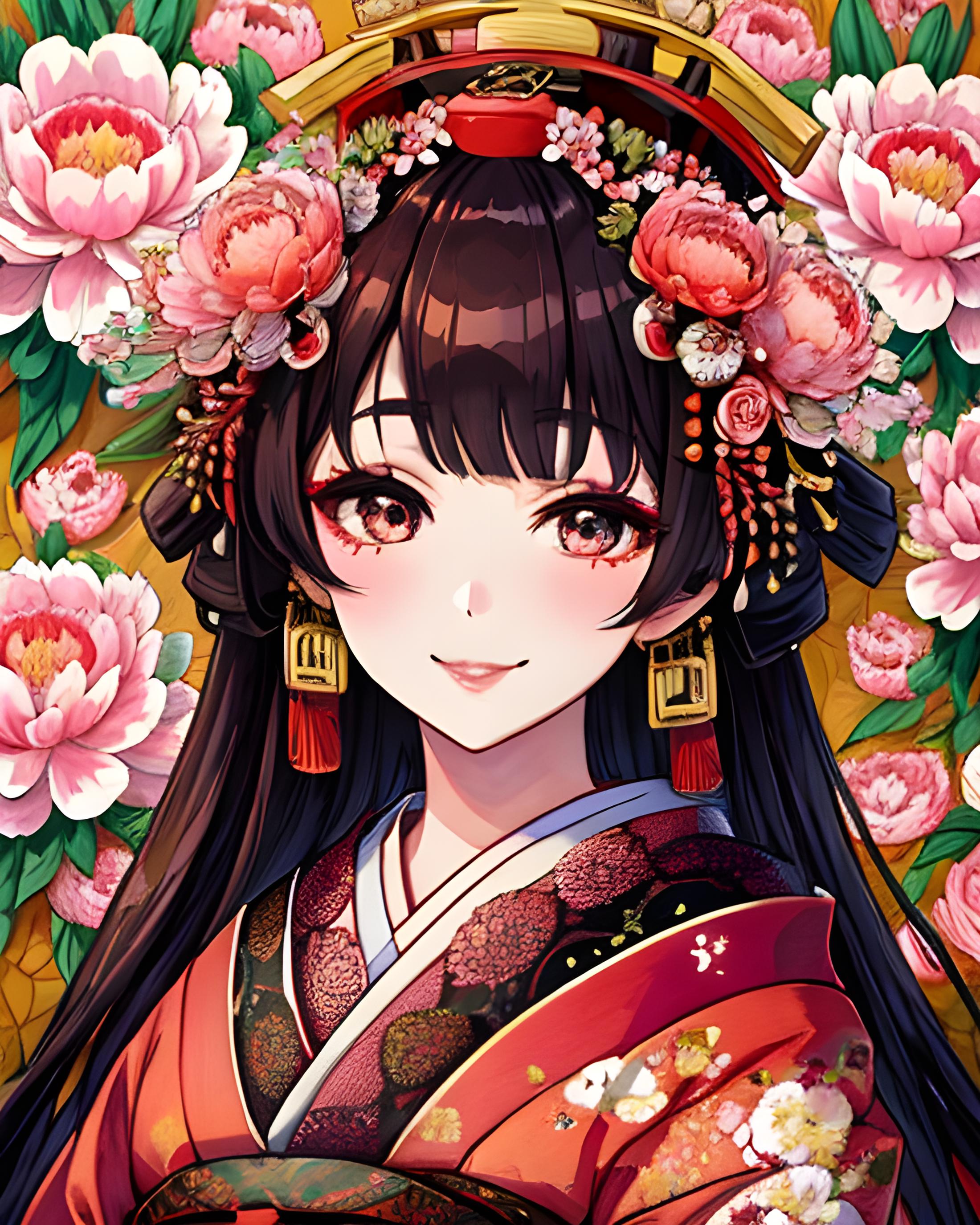 Oiran Traditional Fashion image by KimiKoro