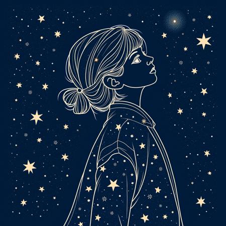 Constellations geometric line art | F1 SSS+++  Sora v1.0