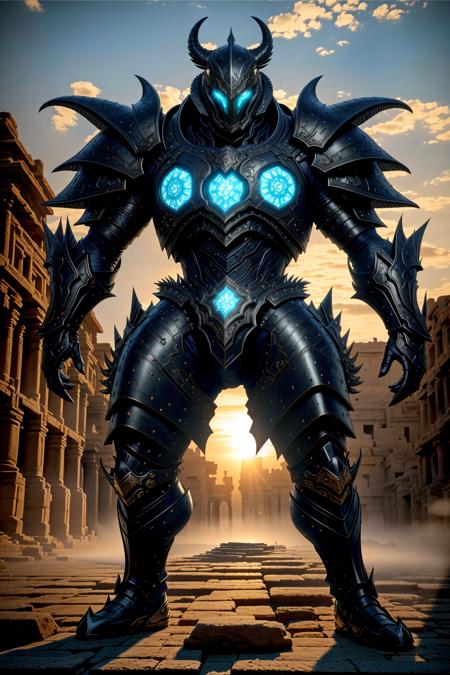 <lora:hadesarmor_v5:1> hadesarmor
masterpiece, highly detailed photorealistic 8k raw photo, best quality, surround volumetric lighting and shadows
a man in hadeskaijuu, kaijuu armor
roman city background