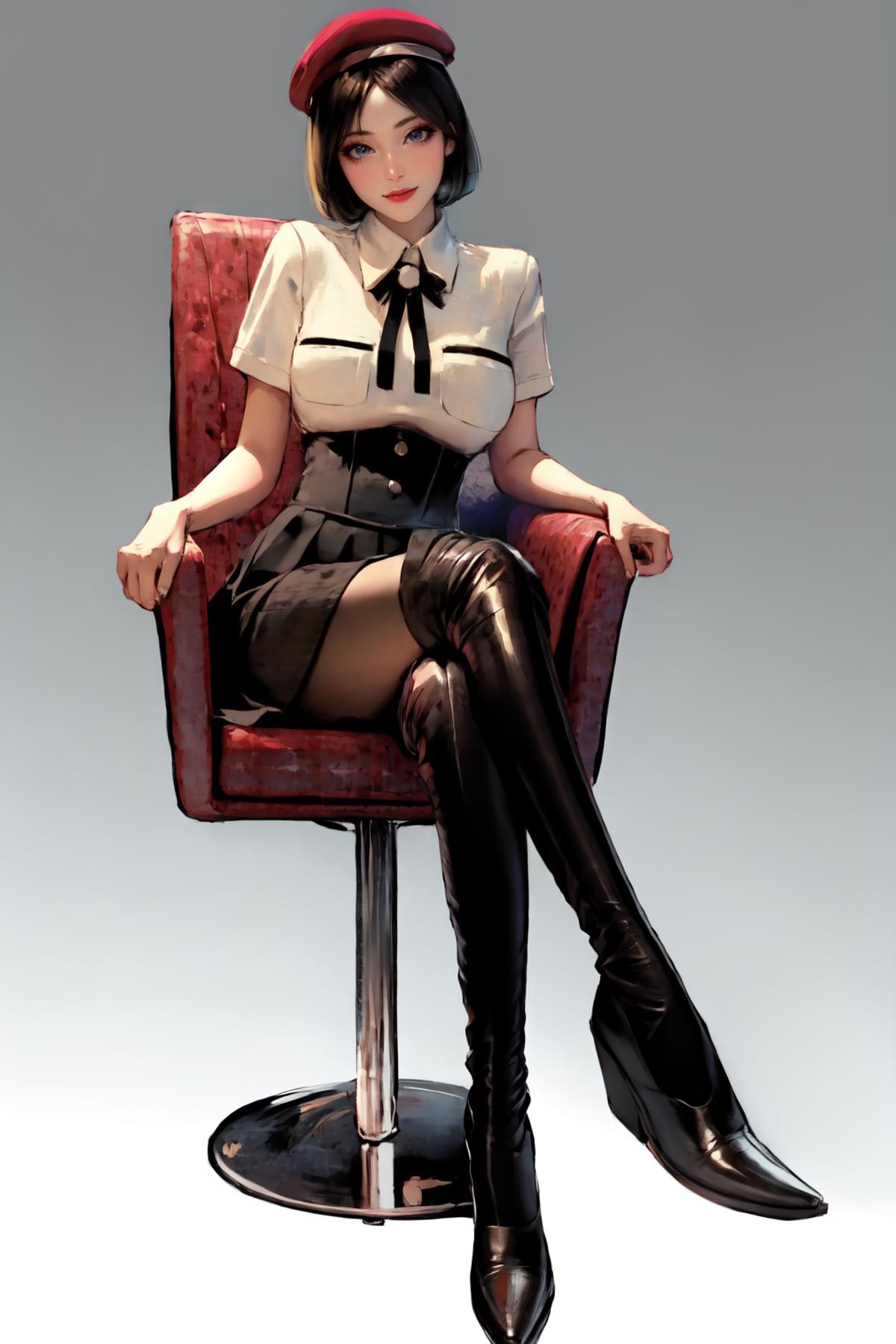 ZARA(like)-CowboyThighBoots 仿ZARA牛仔跟过膝靴 image by XQAnima