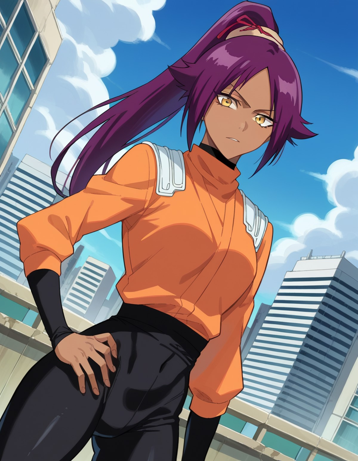 score_9, score_8_up, score_7_up, source_anime,
yoruichishihouin, <lora:yoruichi-shihouin-ponyxl-lora-nochekaiser:1>
yoruic...