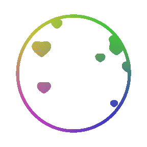 Pride Hearts Dropping