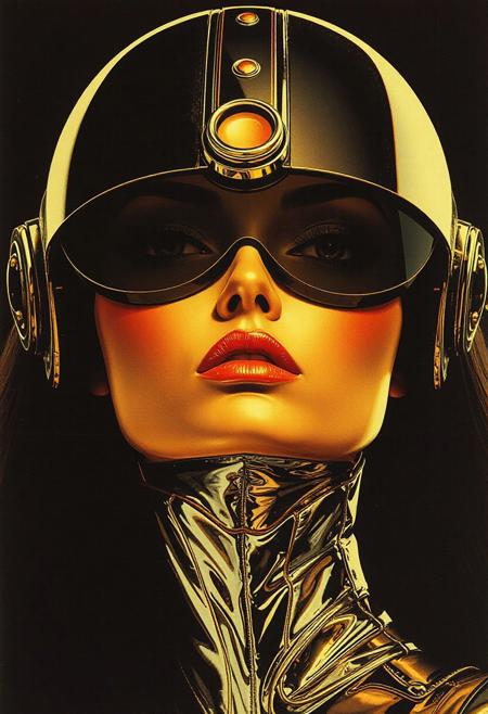 Avant-garde , 1970s futurism, chrome and gold