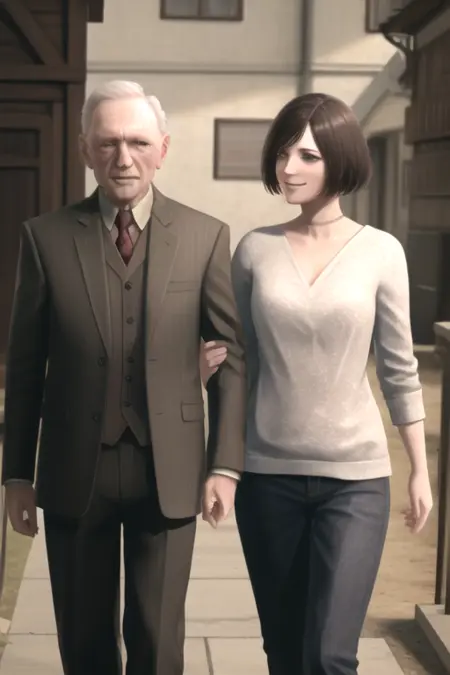 Roy Campbell x Rosemary (Metal Gear Solid)