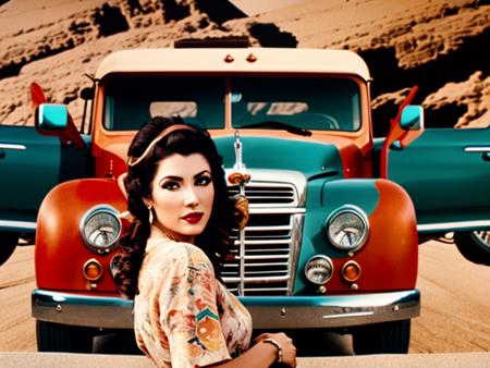 leavemealone woman posing next to a truck, random, professional photography, intricate detail, high quality, masterpiece  <lora:hjleavemealone_v10:0.75>