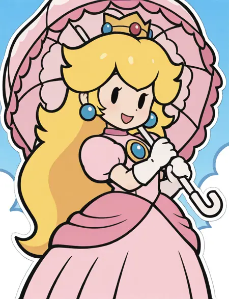 Paper Peach (Paper mario)