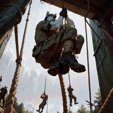 rope climb