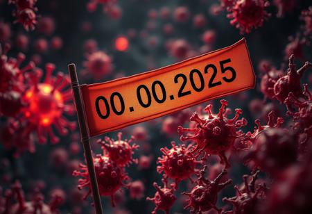 Microscopic view, a banner on a stick that says "00.00.2025"
,photorealism, intricate details, extremely detailed, masterpiece, outstanding intricacies, best quality, hires textures, high detail, incredibly detailed, cinematic lighting, its cells dividing and mutating into surreal, organic structures that glow with an unsettling light. The image is a fusion of science and body horror, rendered in exquisite detail.,  In the style of Leonora Carrington, intricate, highly detailed compositions with a focus on texture and pattern, a muted, earthy color palette dominated by red and pink, and a sense of surreal, otherworldly beauty that is both captivating and unsettling. masterpiece,best quality, atmospheric haze, Film grain, cinematic film still, highly detailed, high budget, moody, epic, OverallDetail, gorgeous, photorealistic,  atmospheric lighting, 
Panoramic view of a microscopic world of flows, viruses and bacteria, single cell microorganisms floating freely in an aquatic world, intense colors, close-up of a protozoan, perfect composition, hyper detail, 
Panoramic view of a microscopic world of flows, viruses and bacteria, single cell microorganisms floating freely in an aquatic world, intense colors, close-up of a protozoan, perfect composition, hyper detail, 
red blood cells, white blood cells, platelets,Bacteriophage,cells,
 Microscopic view, a banner on a stick that says "00.00.2025"