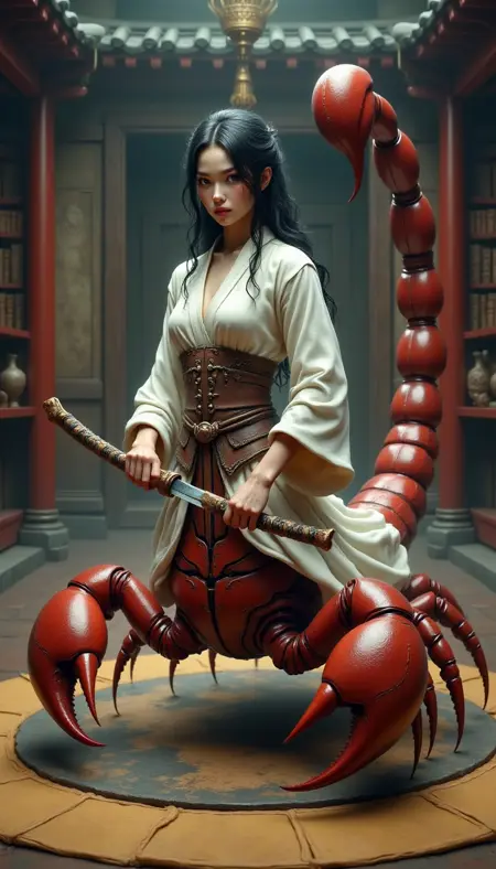 Scorpion Hybrid - Creature Concept - FLUX