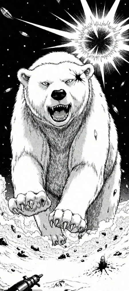 Hideki Arai's Manga Style Lora