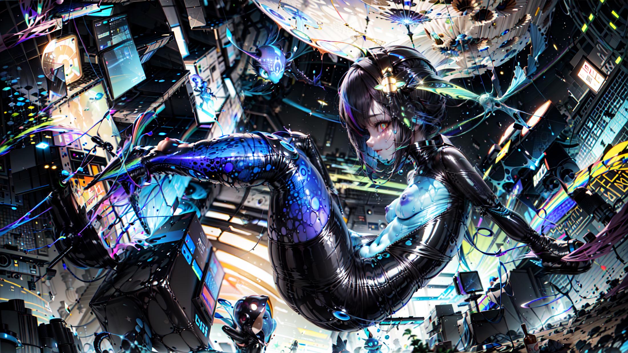 Astro Beauties Lora [ alien girl / monster / body paint ] image